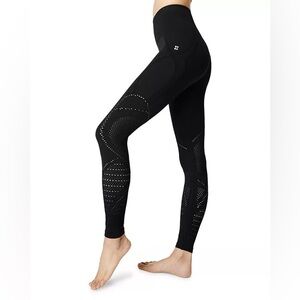 Sweaty Betty 360 Seamless Workout 7/8 Leggings Size M Yoga Gym